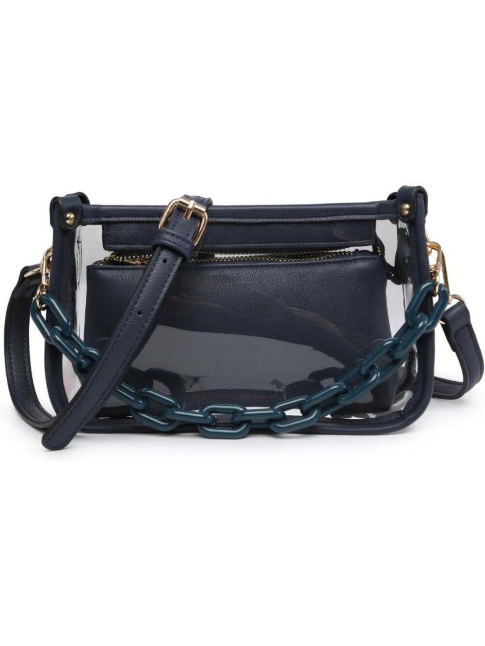 Clear Stadium Bag, Crossbody Purse for Women, Transparent Event Tote, Stylish